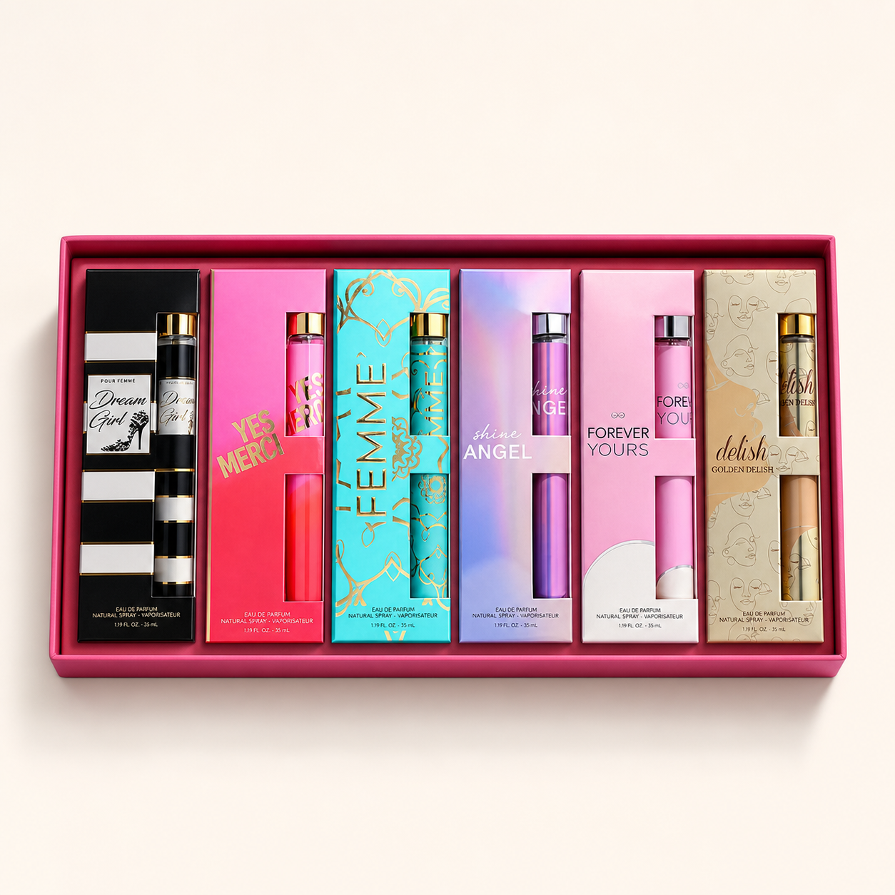 The Six Scent Discovery Set — 6 x 35 ml Eau de Parfum