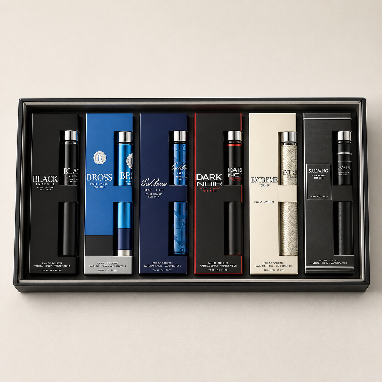 Men’s Six-Piece Travel Scent Set — 6 x 35 ml