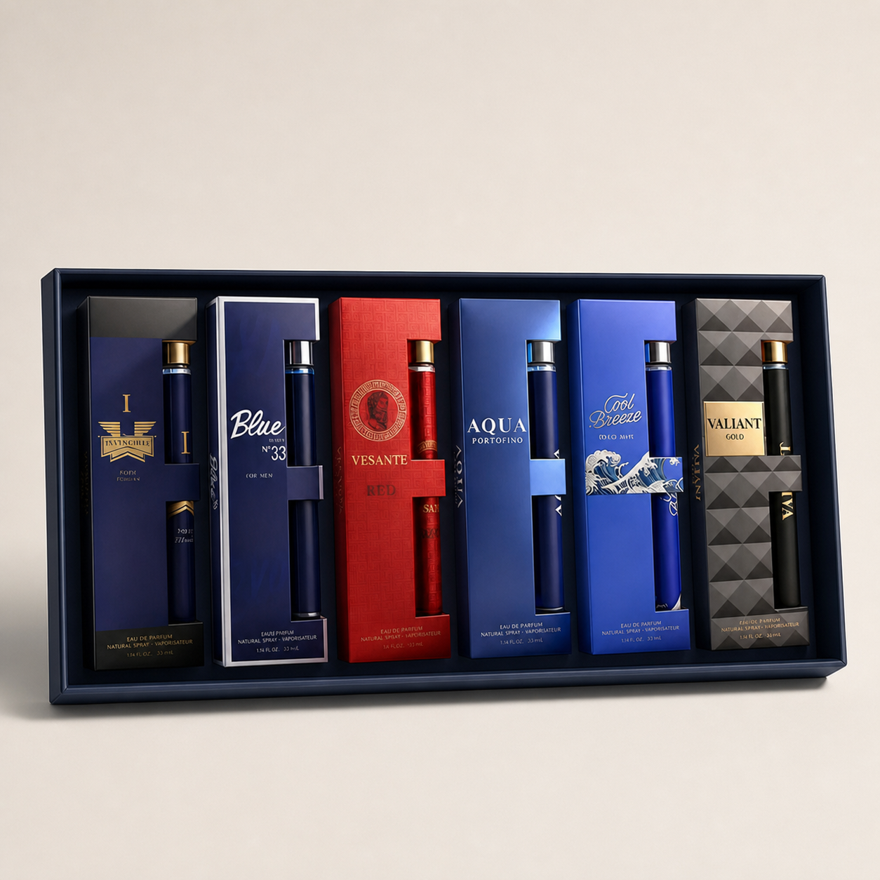 Men’s Six-Piece Travel Cologne Set — 6 x 35 ml