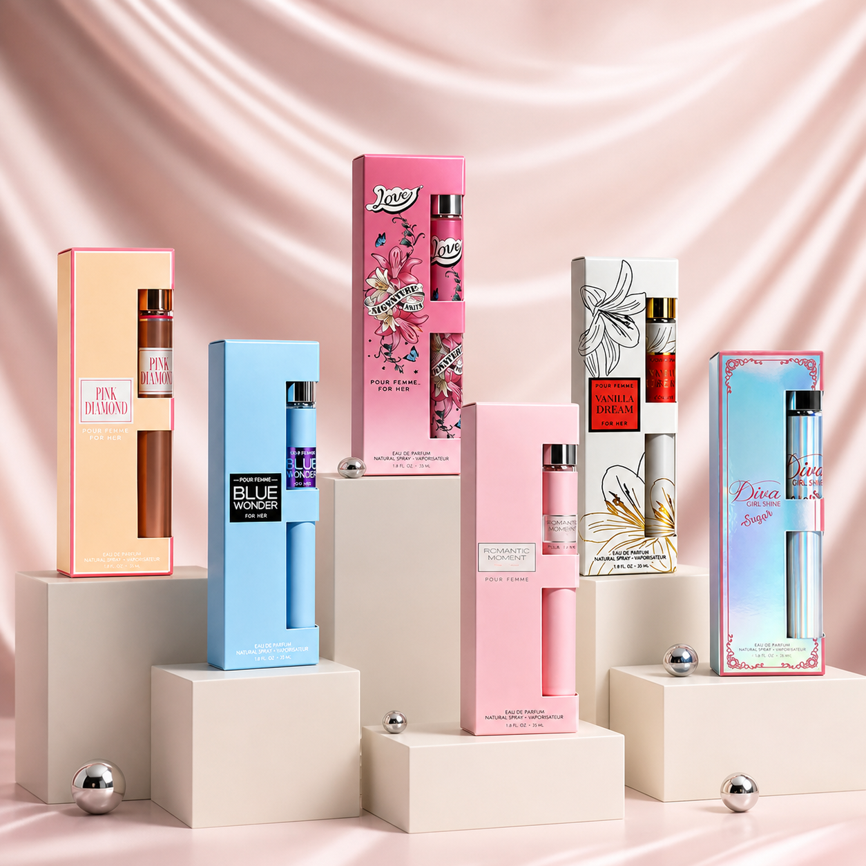 Women’s Six-Piece Travel Scent Set — 6 x 35 ml