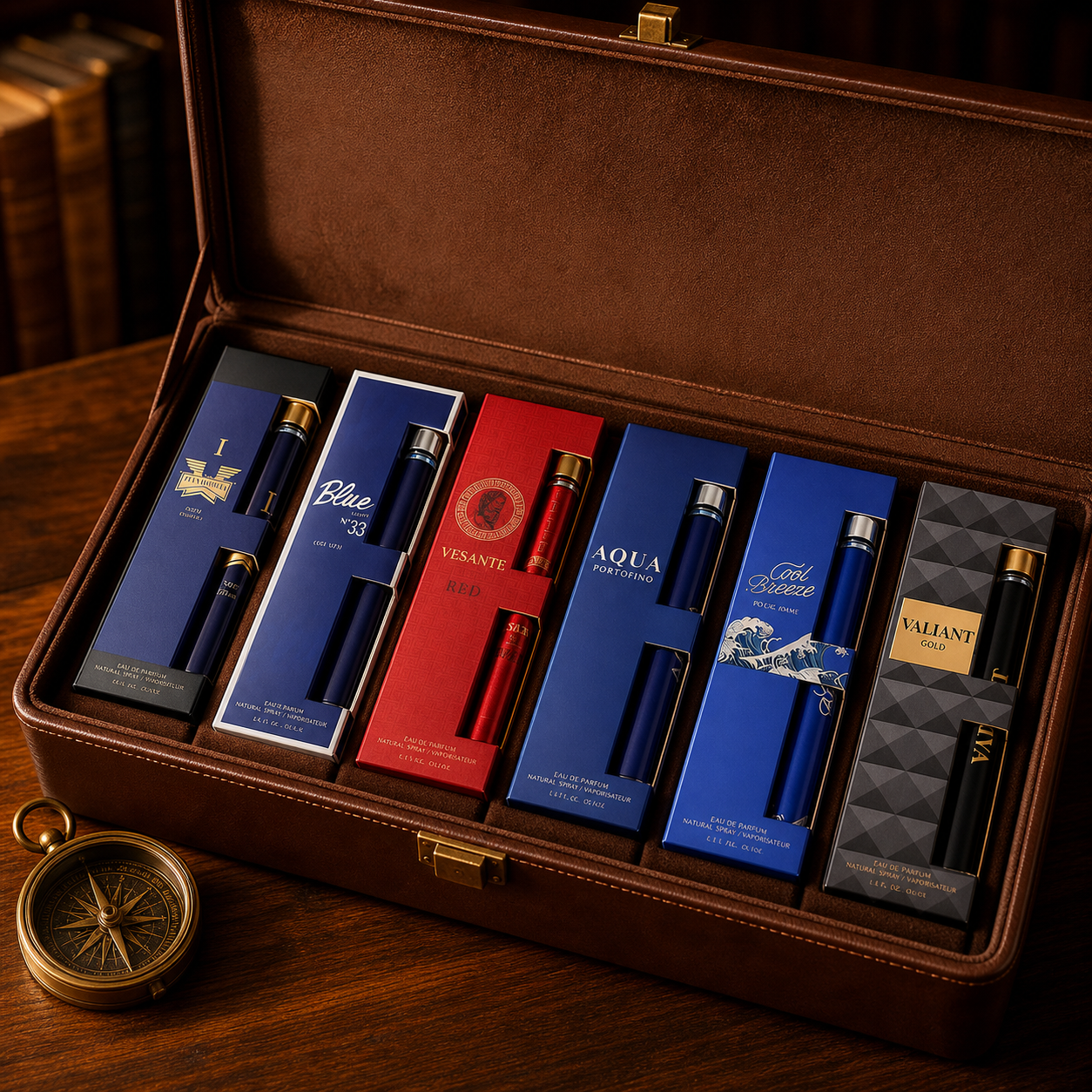 Men’s Six-Piece Travel Cologne Set — 6 x 35 ml