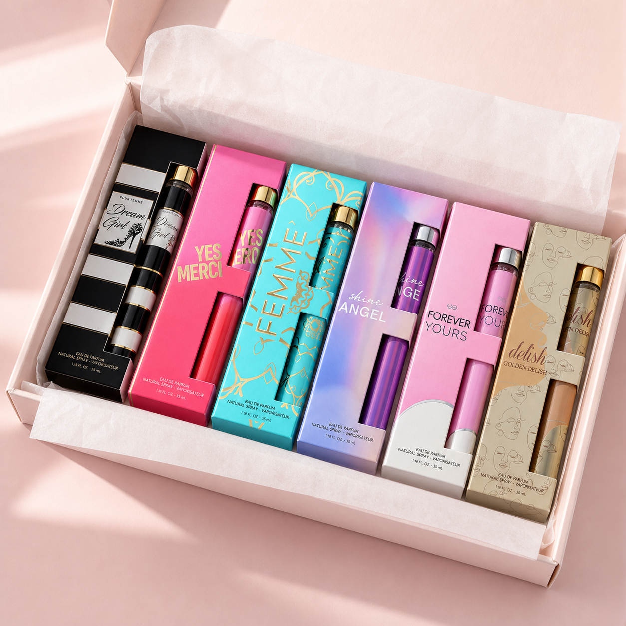 The Six Scent Discovery Set — 6 x 35 ml Eau de Parfum