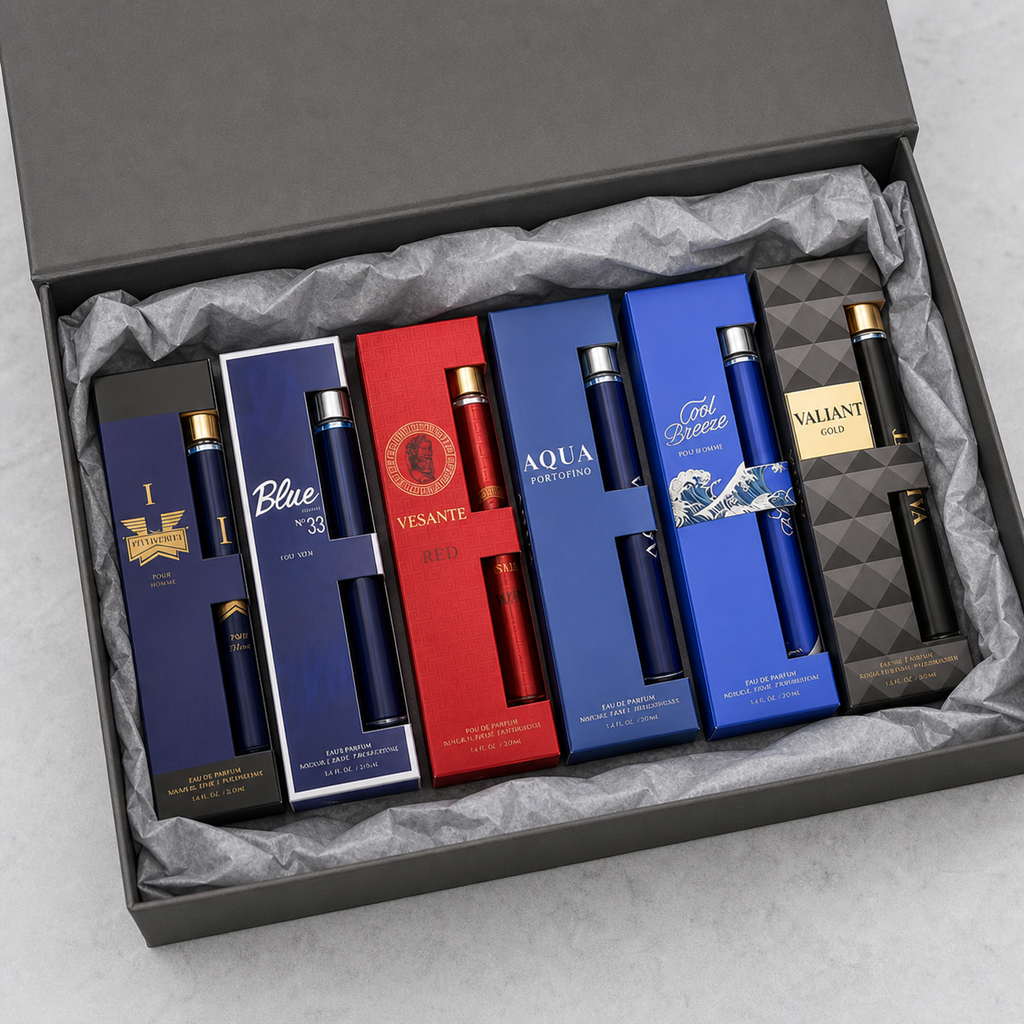 Men’s Six-Piece Travel Cologne Set — 6 x 35 ml